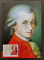 Vatican 250 Anniversary Of The Birth Of Mozart 2006 Music (maxicard) *rare - Storia Postale
