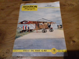 40/ AVIATION MAGAZINE N° 123 1955 CAUDRON G 3 / ESSAI DU FIAT G 82 - Luftfahrt & Flugwesen