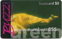 Tanzania - Buzz - Elephant Green Buzzcard, Exp. 01.01.2004, Cn. TANFGJ, GSM Refill 5$, Used - Tanzania