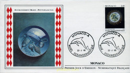 285269 MNH MONACO 1991 PROTECCION DEL MEDIO AMBIENTE MARINO - Sonstige & Ohne Zuordnung