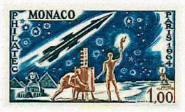 67749 MNH MONACO 1964 PHILATEC. EXPOSICION FILATELICA INTERNACIONAL - Autres & Non Classés