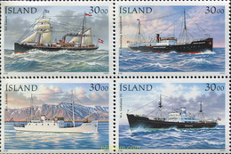 327660 MNH ISLANDIA 1995 BARCOS CORREO - Lots & Serien