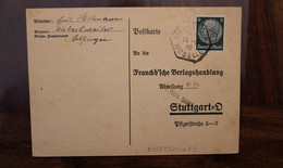 1940 Vibersviller Löthringen Dt Reich Lorraine Cover Occupation Besetzung - Guerra Del 1939-45