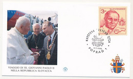 SLOVAQUIE - 9 Enveloppes Illustrées - Voyage Du Pape Jean Paul II En Slovaquie - 1995 - Covers & Documents