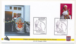 POLOGNE - 7 Enveloppes Illustrées - Voyage Du Pape Benoit XVI En Pologne - Mai 2006 - Dont Auschwitz-Birkenau - Brieven En Documenten