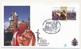 POLOGNE - 8 Enveloppes Illustrées - Voyage Du Pape Jean Paul II En Pologne - Juin 1999 - Covers & Documents