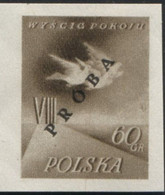 Poland 1955, Mi 905/6 VIII International Cycling Peace Race Original Proof Colour Guarantee PZF Expert Korszeń MNH** P30 - Prove & Ristampe