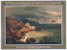 56625 MNH RUANDA 1980 EUROPAFRIQUE. EXPOSICION FILATELICA INTERNACIONAL - 1980-1989