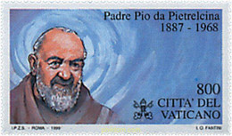 57041 MNH VATICANO 1999 BEATIFICACION DEL PADRE PIO DE PIETRELCINA - Oblitérés