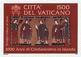 71836 MNH VATICANO 2000 1000 AÑOS DE CRISTIANISMO - Oblitérés