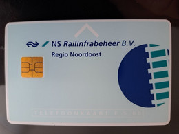 NETHERLANDS / CHIP ADVERTISING / HFL 5,00/ NS RAIL INFRABEHEER   /CRD 038** 11938** - Privées