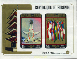 202266 MNH BURUNDI 1970 EXPO 70. EXPOSICION UNIVERSAL DE OSAKA - Nuevos
