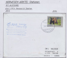 Spitsbergen Cover  Ca AWI/IPEV   Ca Alesund 30 JUL 2015 (LO199B) - Estaciones Científicas Y Estaciones Del Ártico A La Deriva
