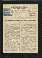 France  Fiscal Paire N°165 Sur Contrat D'Abonnement à L'électricité Roanne 22/01/1952  B/TB Voir Scans Soldé ! ! ! - Electricity