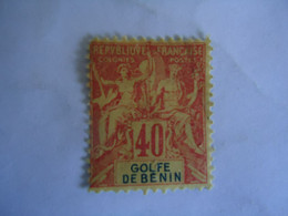 GOLFE DE BENIN FRANCE MLN STAMPS 40C - Autres & Non Classés