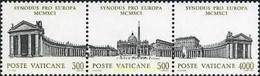 158670 MNH VATICANO 1991 ASAMBLEA DEL SINODO DE LOS OBISPOS PARA EUROPA - Used Stamps