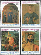 117044 MNH VATICANO 1992 500 ANIVERSARIO DE LA MUERTE DEL PINTOR PIERO DE LA FRANCESA - Used Stamps