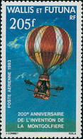 119122 MNH WALLIS Y FUTUNA 1983 200 ANIVERSARIO DEL PRIMER GLOBO AEROSTATICO - Usados