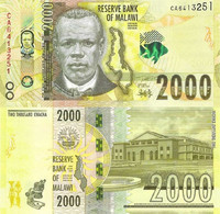 MALAWI 2000 Kwacha 2021 P 69 UNC - Malawi