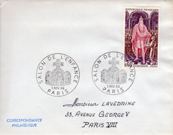 SALON DE L'ENFANCE - PARIS 5 NOVEMBRE 1966 - Cachets Commémoratifs