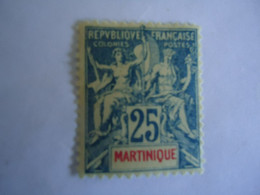 MARTINIQUE  FRANCE  COLONIES MNH STAMPS 25C - Sonstige & Ohne Zuordnung