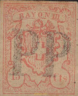 642267 USED SUIZA 1852 ESCUDO DE SUIZA - 1843-1852 Timbres Cantonaux Et  Fédéraux