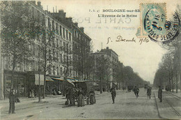 Boulogne Sur Seine * L'avenue De La Reine * Attelage - Boulogne Billancourt