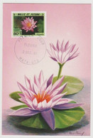 986 - Wallis Et Futuna /  Premier Jour MATA-UTU : Fleurs, Nénuphar, 2 Déc. 91 (Illustration O. Baillais). - Wallis Et Futuna