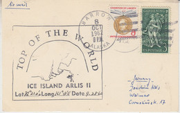 USA Driftstation ARLIS-II Card  Ca Barrow 8 OCT 1962 (RD170) - Estaciones Científicas Y Estaciones Del Ártico A La Deriva