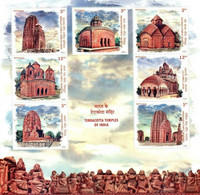 INDIA 2020 Terracotta Temples Of India MS MINIATURE SHEET MNH - Andere & Zonder Classificatie