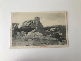 Zandvoorde  Zonnebeke   Gheluveltstraat (tijdens De Eerste Wereldoorlog) Uitgever A Herman-Hoet Dadizele - Zonnebeke