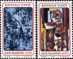 141227 MNH SAN MARINO 1987 BIENAL DE ARTE EN SAN MARINO - Gebraucht