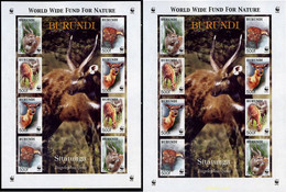 203577 MNH BURUNDI 2004 WWF. ANTILOPES - Unused Stamps