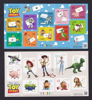Japan 2022 Disney Pixar Toy Story Stamp Sheetlet*2 MNH - Unused Stamps