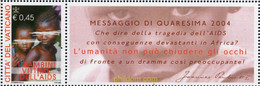 688539 MNH VATICANO 2004 NIÑOS VICTIMAS DEL SIDA - Oblitérés