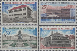 161240 MNH SAN PEDRO Y MIQUELON 1969 MONUMENTOS Y EDIFICIOS - Oblitérés