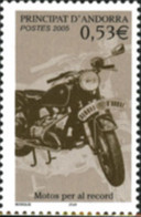 164615 MNH ANDORRA. Admón Francesa 2005 HISTORIA DE LAS MOTOS - Collections