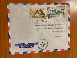 OCÉANE - Lettre De 1955 YT 31 Et 197 - Storia Postale