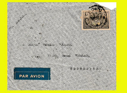 1936 POKO BELGIAN CONGO / CONGO BELGE LETTER WITH COB 191 STAMP [ MAILED VIA  ABA TO BELGIUM = BRUSSELS ] - Covers & Documents