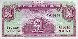 Billet 1 Pound BRITISH ARMED FORCES - NEUF - British Troepen & Speciale Documenten