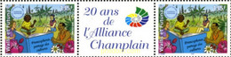 677827 MNH WALLIS Y FUTUNA 2005 20 ANIVERSARIO DE LA ALIANZA CHAMPLAIN - Usati