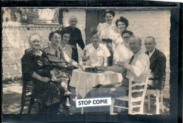 11-2022 HES30/63 - PAS DE CALAIS - 62 - SETQUES Près De Lumbres 550 Hab - Ducasse 1953 Famille à Table Photo Format CPA - Lumbres