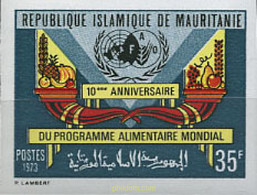 192790 MNH MAURITANIA 1973 PROGRAMA DE LA ALIMENTACION MUNDIAL - Tegen De Honger