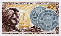 219081 MNH DAHOMEY 1972 UNION MONETARIA AFRICANA - Autres & Non Classés