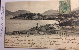 Cpa, écrite En 1907, Brazil Brésil, RIO DE JANEIRO Praia De Gloria, éd Kunzil 18 SA Cartes Postales - Rio De Janeiro