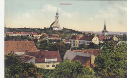 B9943) MISTELBACH - Weinkellerei F. KOLLER - Mit Kirche Im Hintergrund ALT! 1914 - Mistelbach