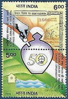 Yvert 1398-1399 - 1998 - 50 Year National Savings Organisation - Gebraucht