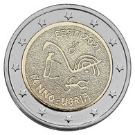 2 Euro ESTONIA 2021 PUEBLOS UGROFINESES - EESTI - NUEVA - SIN CIRCULAR - NEW 2€ - Estonie