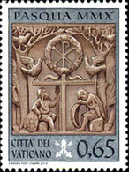 246452 MNH VATICANO 2010 PASCUA - Used Stamps