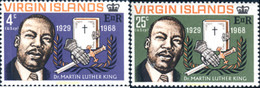 247092 MNH VIRGENES BRITANICAS Islas 1968 MUERTE DEL PASTOR MARTIN LUTHER KING - Martin Luther King